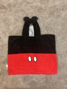 Mickey Mouse poncho towel